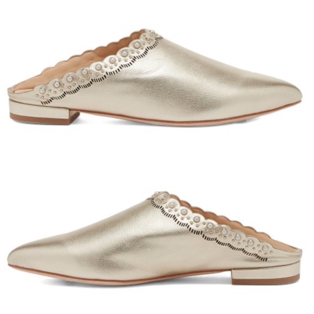 💫🆕 aso Anthropologie PLV ღ Giselle Leather Mule - Picture 3 of 8